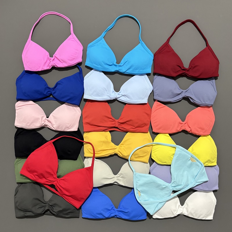 Crossfit Yoga - Sutiã esportivo com tiras, roupa íntima