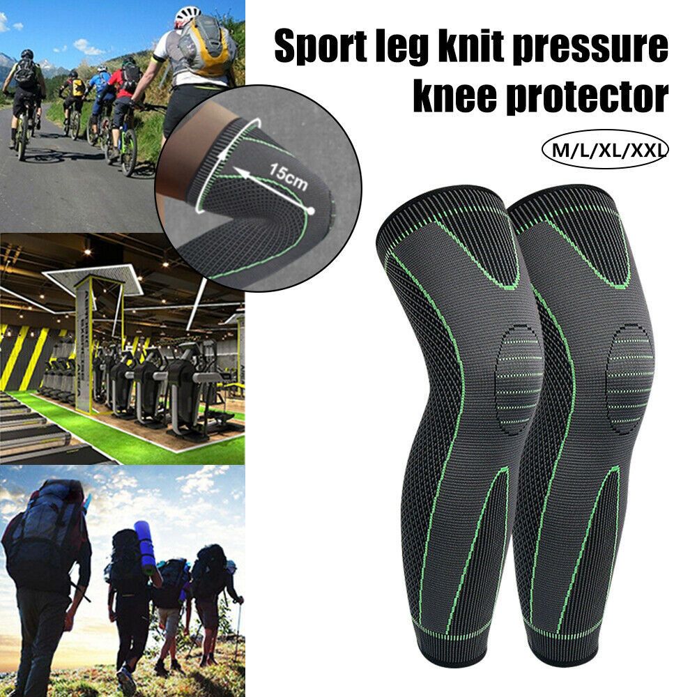 Knee Sleeve Pair - Joelheira de suporte compressão longa pernas