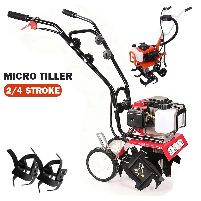 Crossfit Machine - Mini Cultivador a Gasolina Elétrico, Motocultivador
