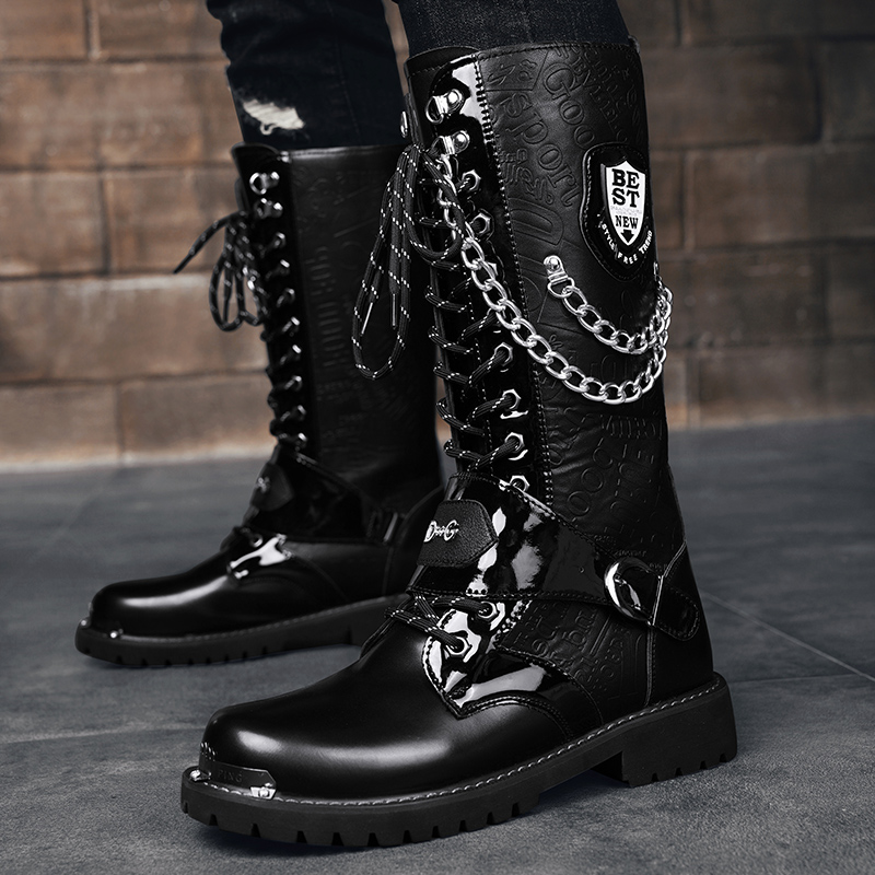 Crossfit Outdoor - Botas masculinas plus size casuais de