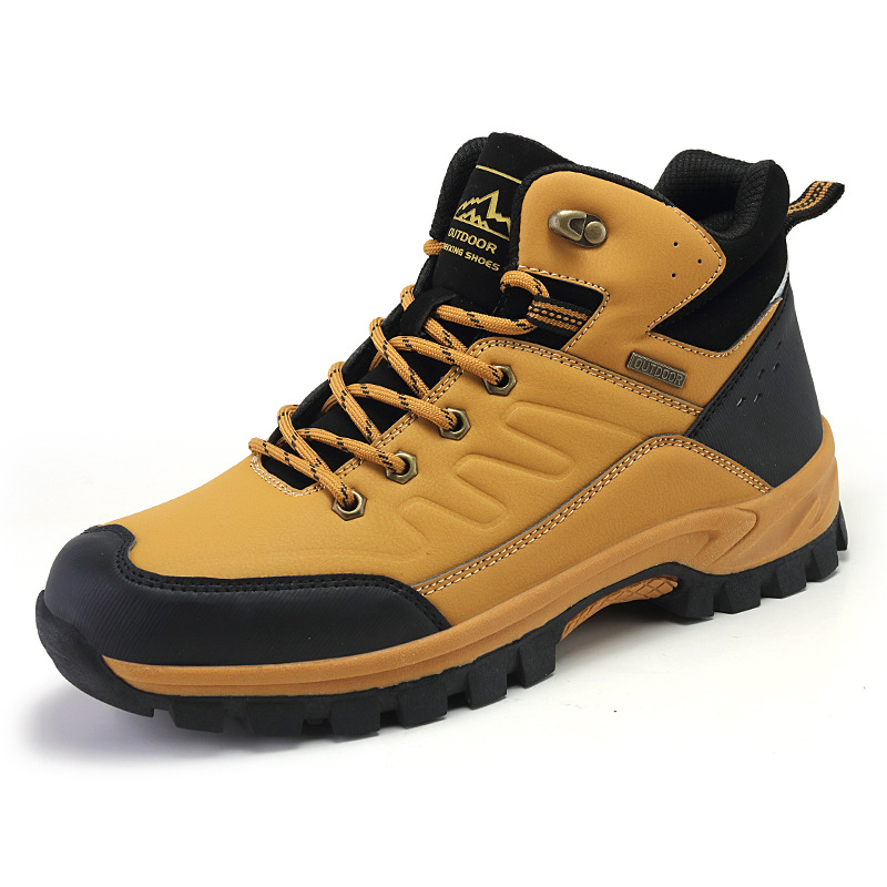 Crossfit Outdoor - Botas masculinas de pele quente botas