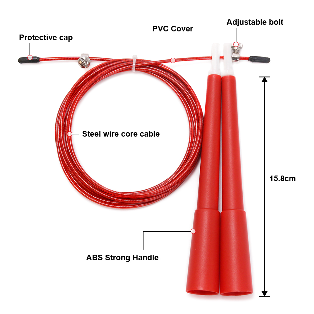 Crossfit No Equipment - Corda de pular de velocidade profissional