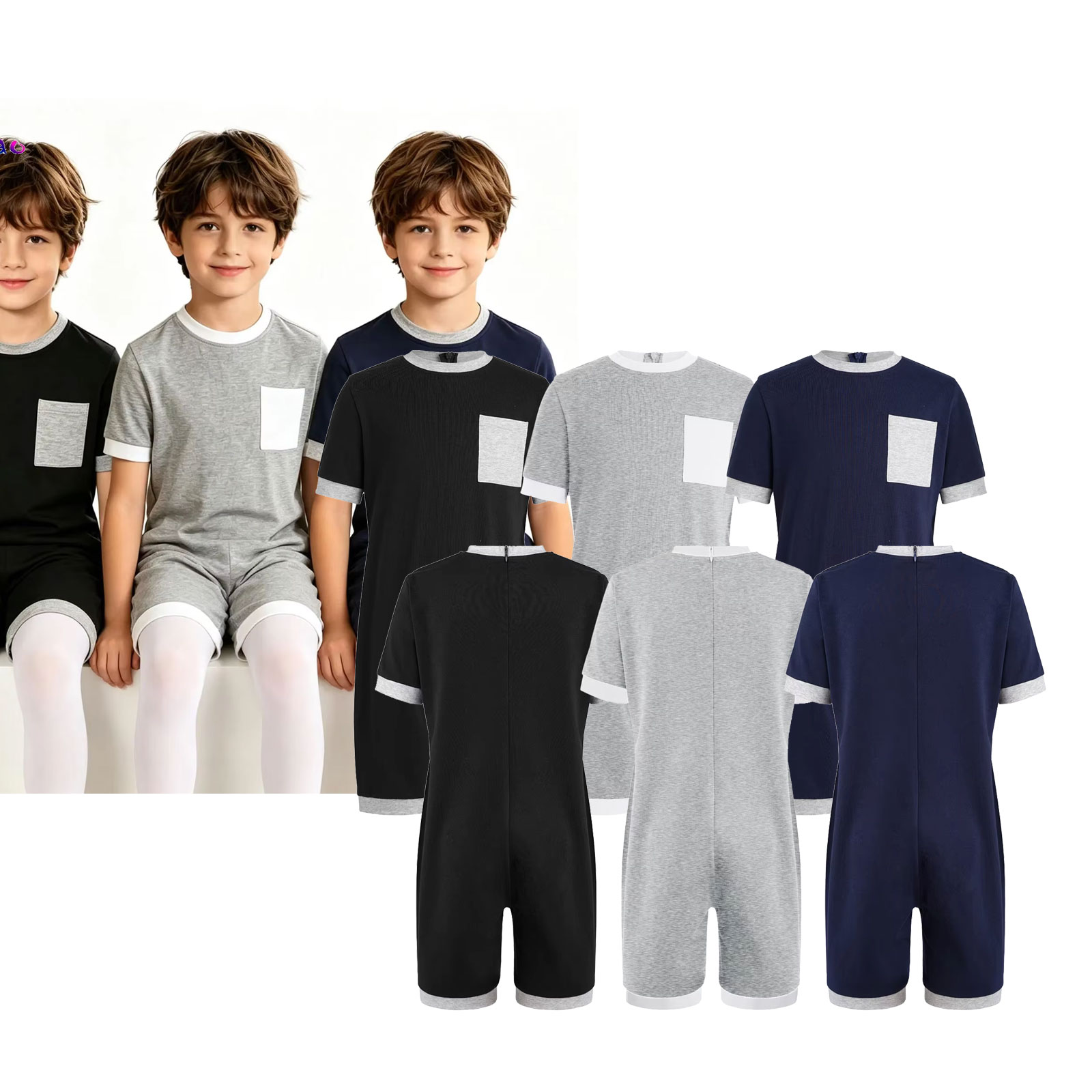 Knee Sleeve Pair - Conjunto de 3 Peças de Roupas