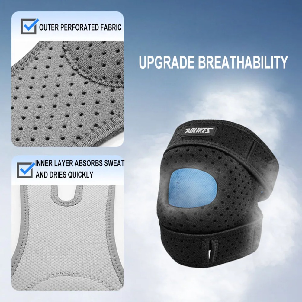 Novo 1 pçs patela joelho cinta - Knee Sleeve Pair avaliação e preço