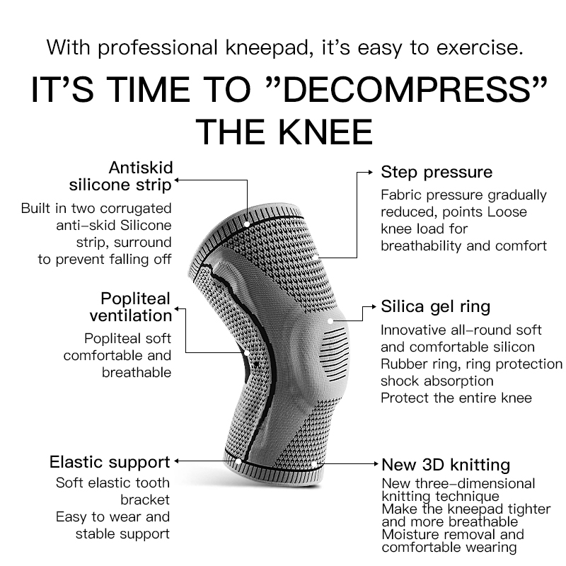   Joelheira Elástica de Silico - Knee Sleeve Pair avaliação e preço