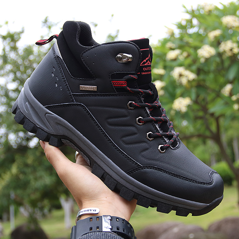 Botas masculinas de pele quent - Crossfit Outdoor avaliação e preço