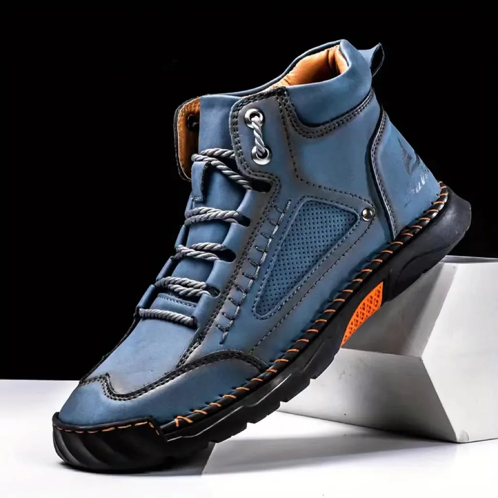 Botas masculinas costuradas à  - Crossfit Outdoor avaliação e preço