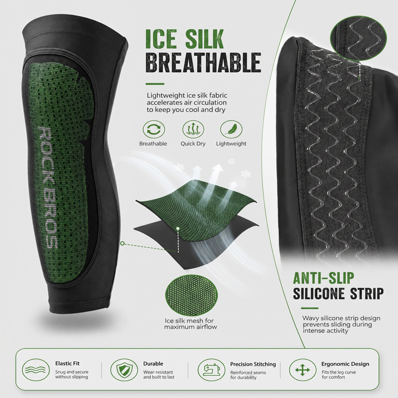ROCKBROS-Sport Leg Warms Kneep - Knee Sleeve Pair avaliação e preço